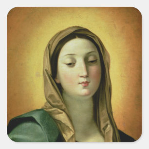 Madonna Quadratischer Aufkleber