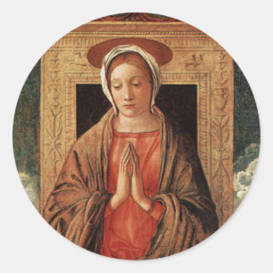 Madonna Runder Aufkleber