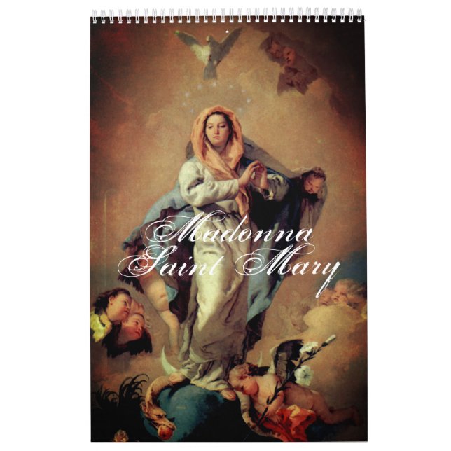 Madonna – Saint Mary – Maria – Gottesmutter Kalender (Titelbild)