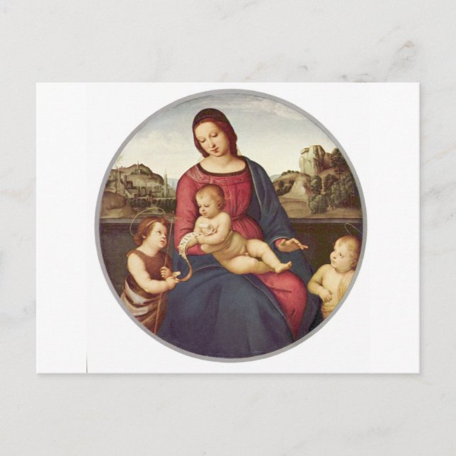 Madonna Terranuova durch RAPHAEL Postkarte (Vorderseite)
