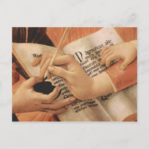 Madonna the Magnificent Detail 2 Postkarte