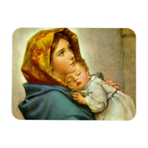 Madonna und Baby Die Liebe einer Mutter ist ewig Magnet