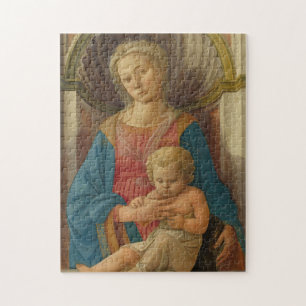 Madonna und Child Fra Filippo Lipp Malerei Puzzle
