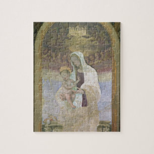 Madonna und das Kind, ein Detail vom tabernacl Puzzle