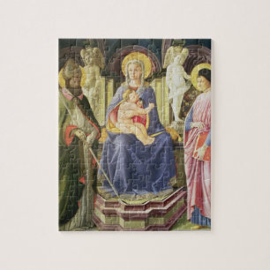 Madonna und das Kind mit SS. Mild und Justin, Puzzle