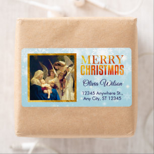 Madonna und Engel Vintage religiöse Weihnachten