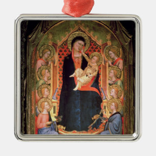 Madonna und Kind, 1347 Silbernes Ornament