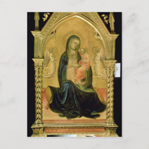 Madonna und Kind, 1400 Postkarte
