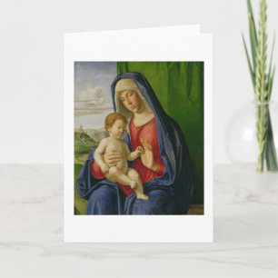 Madonna und Kind, 1490er Feiertagskarte