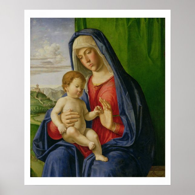 Madonna und Kind, 1490er Poster (Vorne)