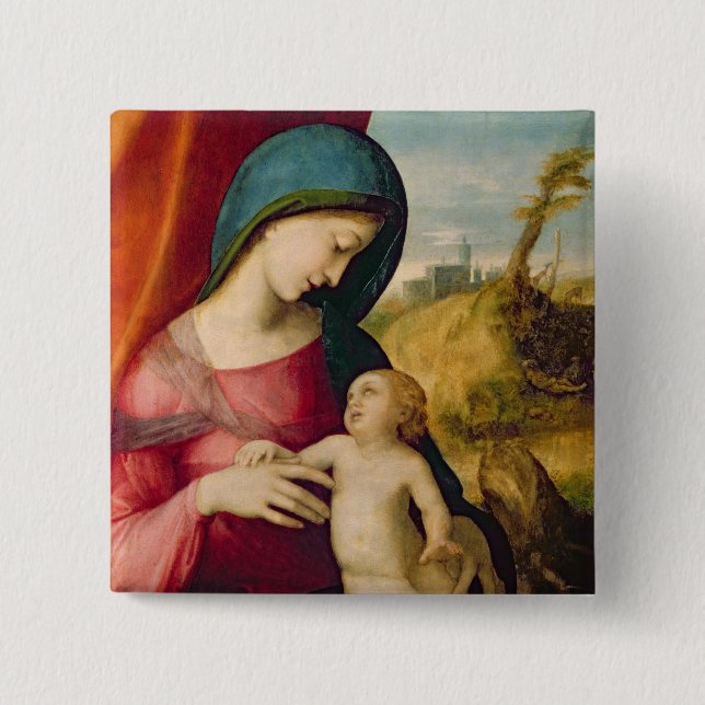 Madonna und Kind, 1512-14 Button (Vorderseite)