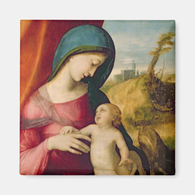 Madonna und Kind, 1512-14 Magnet (Vorne)