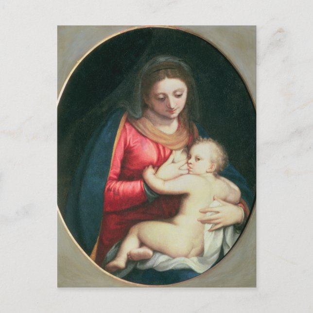 Madonna und Kind, 1598 Postkarte (Vorderseite)