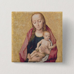 Madonna und Kind 2 Button