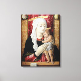 Madonna und Kind 2 - Carlo Crivelli - c1468 Leinwanddruck