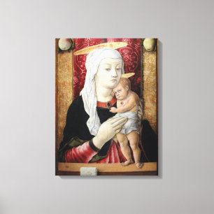 Madonna und Kind 2 - Carlo Crivelli - c1468 Leinwanddruck