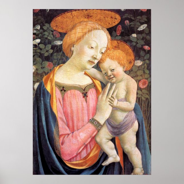 Madonna und Kind 2 - Veneziano - c1432 Poster (Vorne)