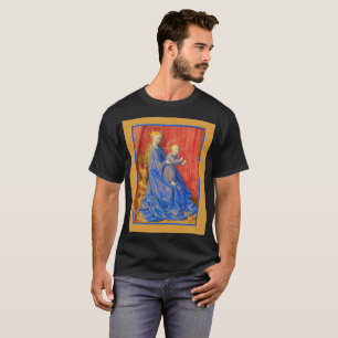 Madonna und Kind auf dem Thron Jean Fouquet Feiert T-Shirt