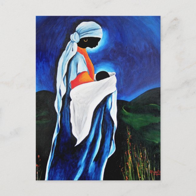 Madonna und Kind - Beliebter Sohn 2008 Postkarte (Vorderseite)