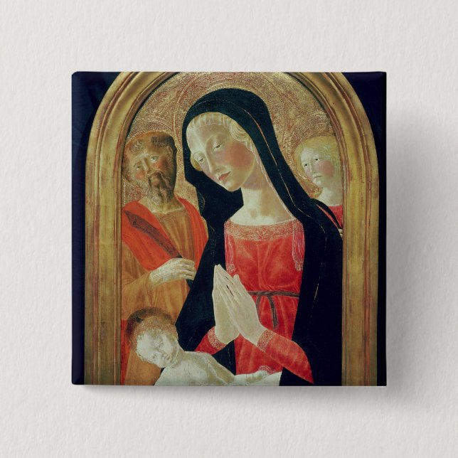 Madonna und Kind Button (Vorderseite)