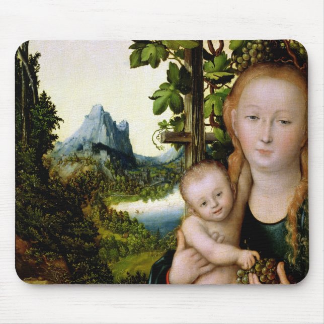 Madonna und Kind, c.1525 Mousepad (Vorne)
