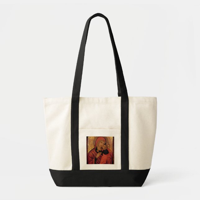Madonna und Kind, c.1650 (Platte) Tragetasche (Vorne)