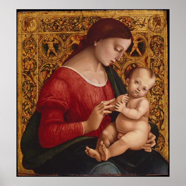 Madonna und Kind, ca. 1505-07 Poster (Vorne)