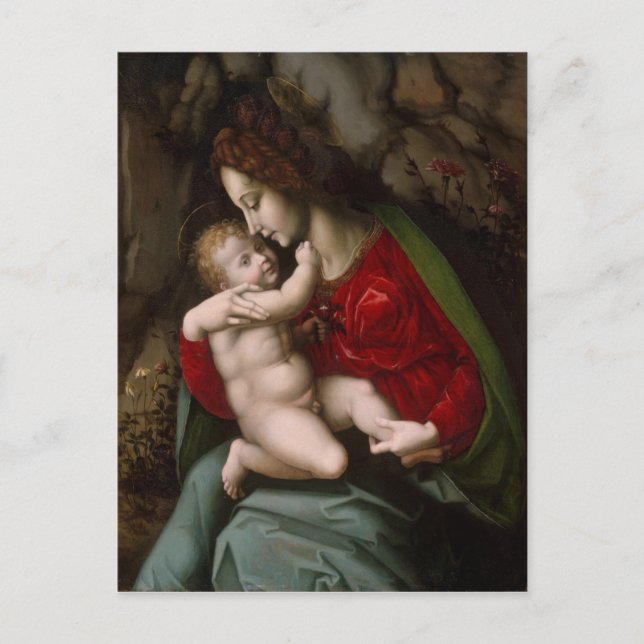 Madonna und Kind, ca. 1520 Postkarte (Vorderseite)