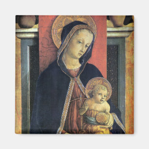 Madonna und Kind - Carlo Crivelli - c1468 Magnet