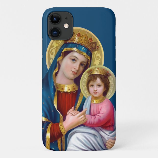 Madonna und Kind Case-Mate iPhone Hülle (Rückseite)