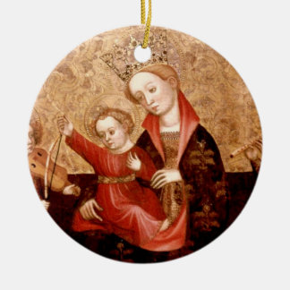 Madonna und Kind: Catalunya Keramik Ornament