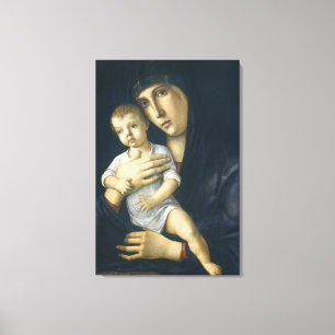 Madonna und Kind durch Giovanni Bellini Leinwanddruck