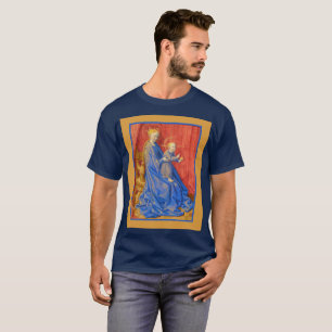 Madonna und Kind Enthroned Jean Fouquet Feiertag T-Shirt