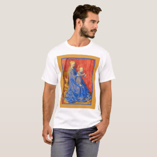 Madonna und Kind Enthroned Jean Fouquet Feiertag T-Shirt