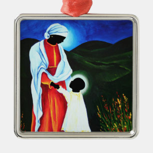 Madonna und Kind - erste Schritte 2008 Ornament Aus Metall