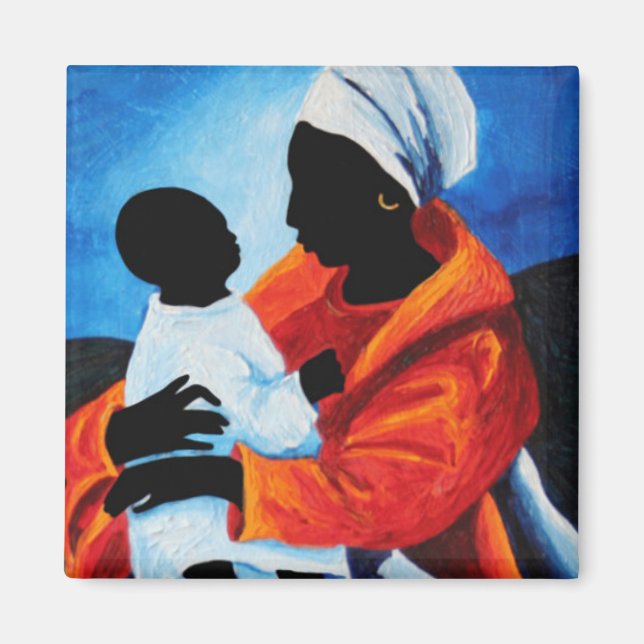 Madonna und Kind - Erste Worte 2008 Magnet (Vorne)