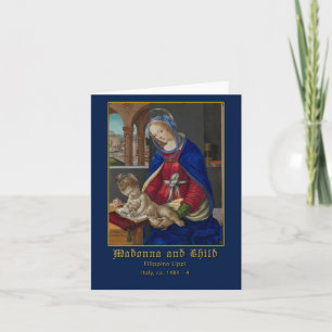 Madonna und Kind Filippino Karte