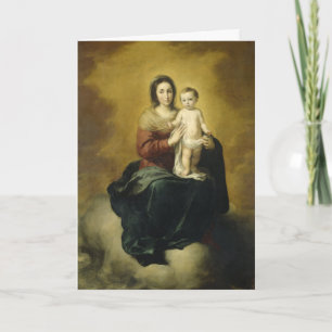 Madonna und Kind, Fine Art Christmas Card Feiertagskarte