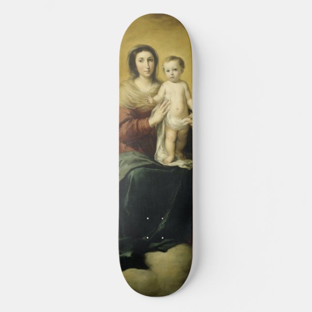 Madonna und Kind, Fine Art Skateboard (Vorderseite)
