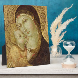 Madonna und Kind Fotoplatte