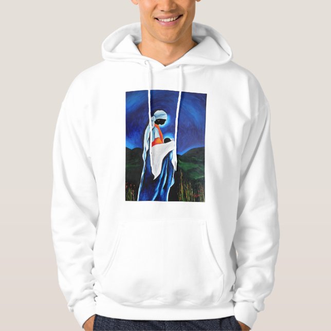 Madonna und Kind - geliebter Sohn 2008 Hoodie (Vorderseite)