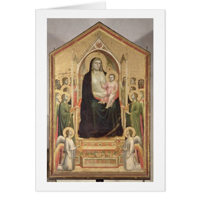 Madonna und Kind inthronisiert, c.1300-03 (Vorne)