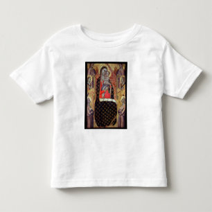 Madonna und Kind inthronisiert mit sechs Engeln Kleinkind T-shirt