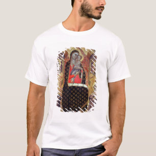Madonna und Kind inthronisiert mit sechs Engeln T-Shirt