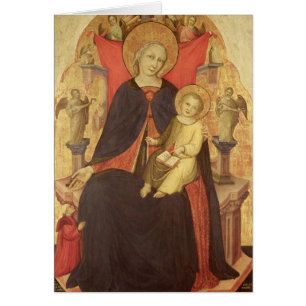 Madonna und Kind inthronisiert mit SpenderVulciano