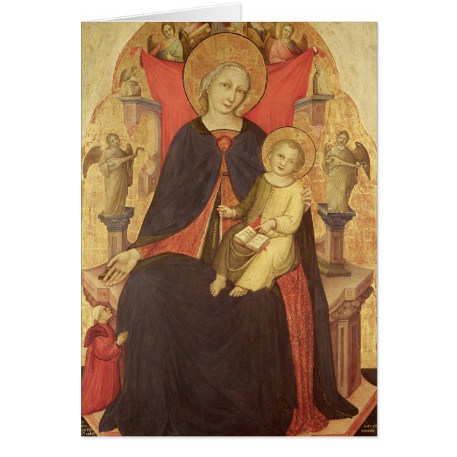 Madonna und Kind inthronisiert mit SpenderVulciano (Vorne)