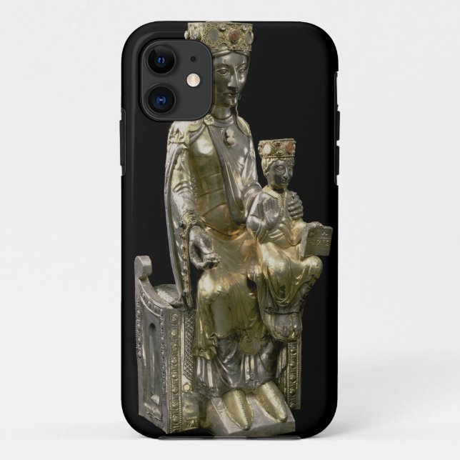 Madonna und Kind inthronisiert, Statuette, Case-Mate iPhone Hülle (Rückseite)