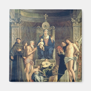 Madonna und Kind inthronisiert zwischen SS. Magnet