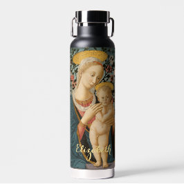 Madonna und Kind Jesus Jungfrau Maria Vintage Kuns Trinkflasche