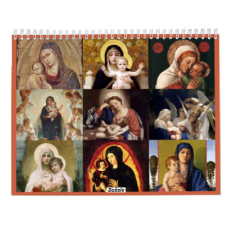 Madonna und Kind Kalender